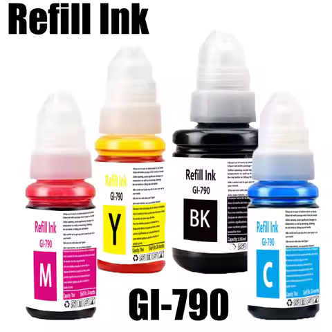 GI790 GI890 Refill Dye Ink For Canon GI-490 GI-790 GI-890 For Pixma G1000 G1100 G1400 G2000 G2100 G2