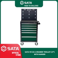 SATA 95126 6-DRAWER TROLLEY (27") / TOOLS HANGER / CABINET TOOLS / TOOLS STORAGE / TOOLS BOX / 6 DRAWER TOOL BOX