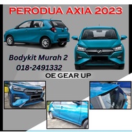 Perodua Axia 2023 OEM Full Set Bodykit Siap Cat