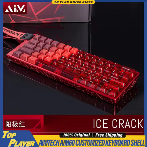 AIMTECH AIM60 Gaming Keyboard Shell for Customized GH60 Layout Keyboard PCB CNC Aluminum Shell for W