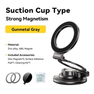 Essager Magne-tic Car Phone Holder 360° Base Rotation + 180° Two‑Stage Arm Mobile Phone Ultra-thin M