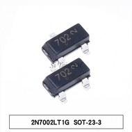 100PCS 2N7002LT1G SOT23 2N7002 SOT SOT-23 SMD 702 MMBT7002LT1G 60 V, 115 mA, N-Channel new and origi