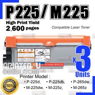 3x CT202330 Compatible to Fuj* Xero* Docuprint P225 P225d P225db P265dw M265z M225z M225dw M225Z P 2