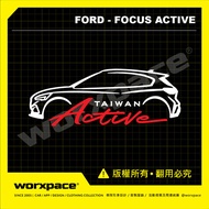 [worxpace] Ford Focus Active/Active Wagon Car Sticker
