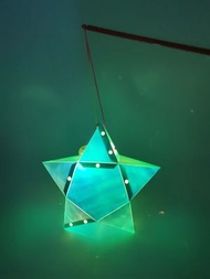 藍色幻彩燈籠, 彩光燈籠, 星星燈籠, 幻光星星燈籠, 中秋燈籠, 特式燈籠, 中秋玩具, LED燈籠, 閃閃燈籠