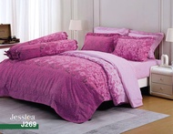 JESSICA ชุดผ้านวม+ผ้าปู นวมอย่างเดียว นวม 90*100 60*80 เจสสิก้า JESSICA 3.5ฟุต 5ฟุต 6ฟุต พิมพ์ลาย ส
