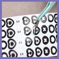 OKMT新七天貼紙手帳膠帶愛心-PET模切-6cm*3m-35cm循環