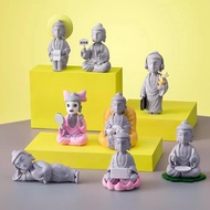 Official Fo Le U Relax Series Buddha Style Trendy Blind Box Figurine Internet Celebrity Lying Flat D