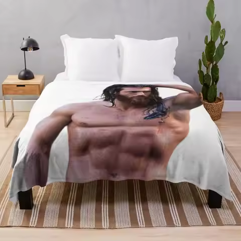 CAN YAMAN Throw Blanket Luxury Designer Decorative Sofa blankets and throws Blankets