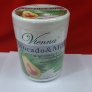 VIENNA AVOCADO & MILK BRIGHTENING BODY SCRUB 1KG