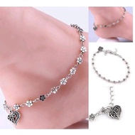 TSA88-Cash on Delivery Women's Anklet Heart Flower Chain