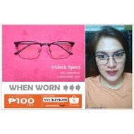 Aleck Specs | FREE Black Case | Eyeglass | High quality Specs | | to ship
