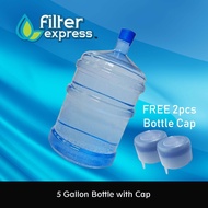 5 Gallon Bottle Tank With FREE 2 pcs Bottle Bottle Cap
