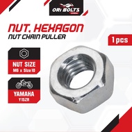 95380-06600 Yamaha Original Y15ZR Y15 (2723) V1 V2 Chain Puller Nut Penutup Penarik Rantai