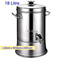 Stainless Steel Water Dispenser 18 Litre Drinking Container Bekas Air Balang Menyimpan Air Minum