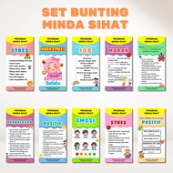 SET BUNTING MINDA SIHAT 1x2 KAKI (KALIS AIR)