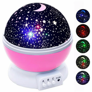 Romantic LED Starry Night Sky Galaxy Projector Kids Rotating light Lampu Star light Bedroom Universe