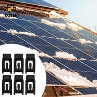 KOZEEY 6 Pack Solar Panel Snow Clips, Easy Installation, Solve Extrusion Problems,