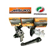 PERODUA AXIA ENGINE MOUNTING WITH BRACKET KIT SET (AUTO) MISUKO