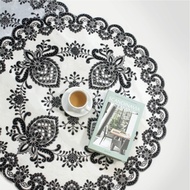 Round Patterned Tablecloth Diameter 86 cm