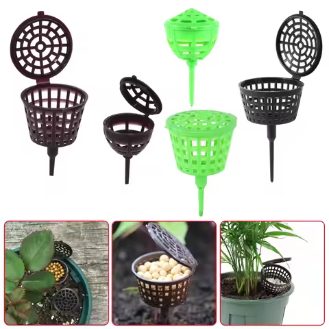 20Pcs Fertilizer Cover Basket Garden Bonsai Planting Tool Yard Automatic Releasing Fertilizer Nurser