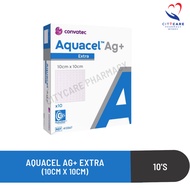 Aquacel Ag+ Extra 10cmx10cm (10's)