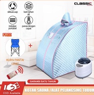 Kotak sauna / Portable Steam Sauna Alat Pelangsing Tubuh / Alat Spa /Alat Mandi Uap
