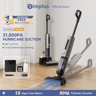 Simplus Wet & Dry Floor Washer丨21,000Pa Suction Power丨180° Flat Lying丨11.6cm Ultra-Thin Height丨55℃ H