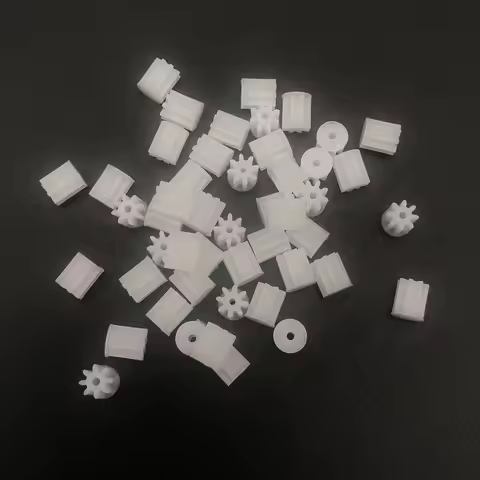 50Pcs/Lot 0.4 Modulus T=8 0.4M 81A 8 Teeth Plastic Gear Spur Pinion Bore Hole Aperture 1MM 0.95MM 1A