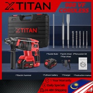 XTITAN 988VF Cordless Rotary Hammer Drill Heavy Duty Cordless Impact Hammer Drill Electric Hammer Drill