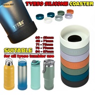 【Delivery from Malaysia】TOPAZX 1Pcs Bottle Cover, Anti Slip 71-75mm Silicone Coaster, Mug Cup Univer