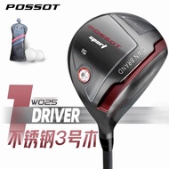 POSSOT Golf Club 3/5 Fairway Wood New No. 3 Wood No. 5 Wood Men Women Long Distance Serving Wood