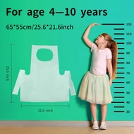 Disposable Aprons for Kids, 100 Pieces Plastic Aprons Clear kids Apron Toddler Apron Clear Polyethyl