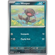 Pokemon Paldean Wooper Card - 129/193 - Common