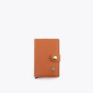 COUNTRY HIDE SEMPRE Top Grain Cowhide RFID Blocking Smart Wallet Pop Up Card Holder with Cash Slot C
