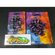 Mur topi rainbow ukuran baut drat 10(Harga satuan)