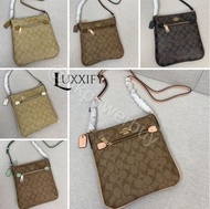 Coach Mini Rowan File Bag In Signature Canvas (Women Crossbody Sling Shoulder Bag)