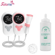 Salorie Doppler Baby Heart Rate Monito Fetal Rate Detector with Gel for Pregnant Women
