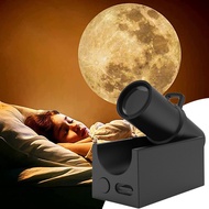 เครื่องฉายภาพบนดวงจันทร์สำหรับเด็กไฟ LED กลางคืนแบบ USB เครื่องฉายภาพบนดาวเคราะห์สำหรับการนอนหลับของตกแต่งห้องนอนสำหรับเด็ก