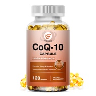 Coq10 Capsules 200mg Capsules Coenzyme Q10 Muscle Heart High Blood Pressure Cholesterol Supplement