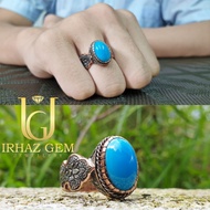 Cincin Firus Iran | Iranian Sky Blue 🇮🇷 [ Premium Ottoman Design ]