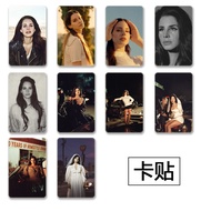New Style Hot Sale Lana Del Rey Lana Del Rey Lana Del Rey Merchandise pet Crystal Bus Card Sticker M