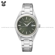 SEIKO SUR533P1 Women's Watch 3-hands Date Quartz 29.8mm SS Bracelet Green *Original