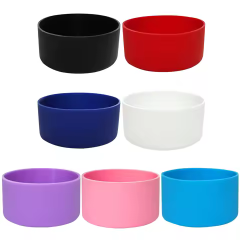 Silicone Water Bottle Boot Anti-Slip Protective Sleeve Bottom Protector Protective Bottom Base for O