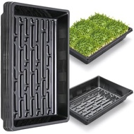 Sckee Upgraded 5 Pack Plant Growing Trays Seed Starting Tray Microgreens Growing Trays Seedling Plan