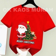 SKM - KAOS ATASAN NATAL MERRY CHRISTMAS KAOS NATAL ANAK-ANAK KAOS