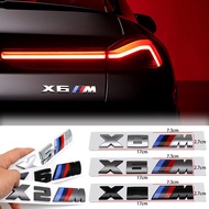 3D ABS M Logo Car Fender Badge Trunk Sticker Accessories For BMW M2 M X3 M4 X5M M6 M7 F48 G01 E84 E8