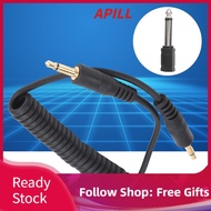 apill aqxreight 2Pcs Type Digital Camera 3 5mm 6 35mm Synchronization Connecting Line Cable Set to M