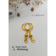 ANTING ANTING BULAT GANTUNG EMAS 916 [EARRING]