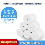 Nets Paper Roll Credit Card POS Address Labels Machine Continuous Paper Thermal Paper Roll Credit Ca